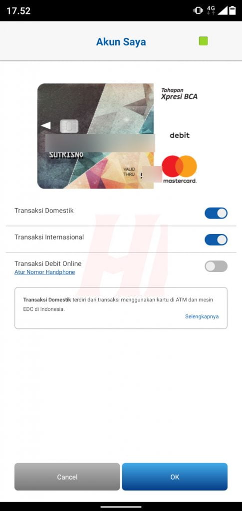 Transaksi Kartu ATM BCA