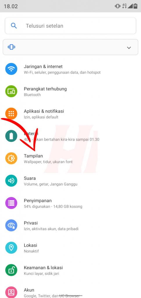 Langkah Menyalakan Screen Saver di Android
