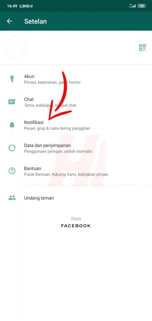 Langkah Mematikan Notifikasi WhatsApp