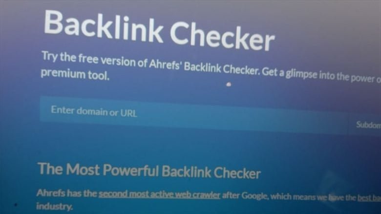 check backlink ahrefs