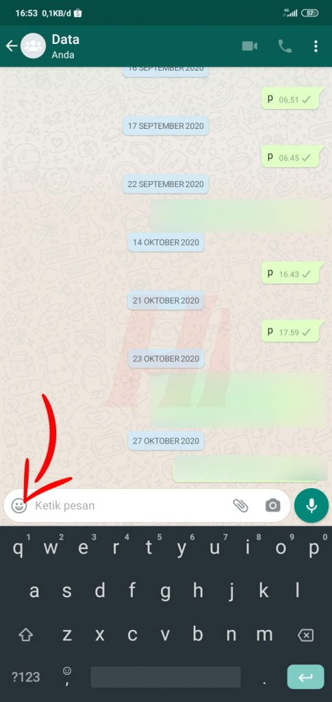 Langkah Menghapus Stiker WhatsApp