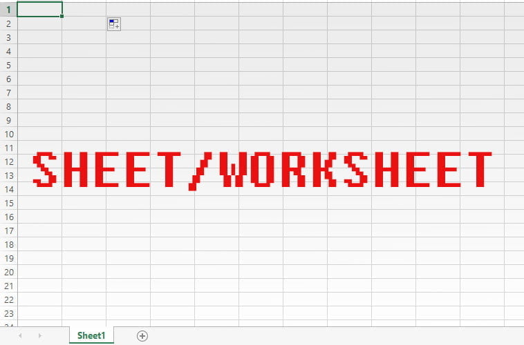 Pengertian Sheet di Excel