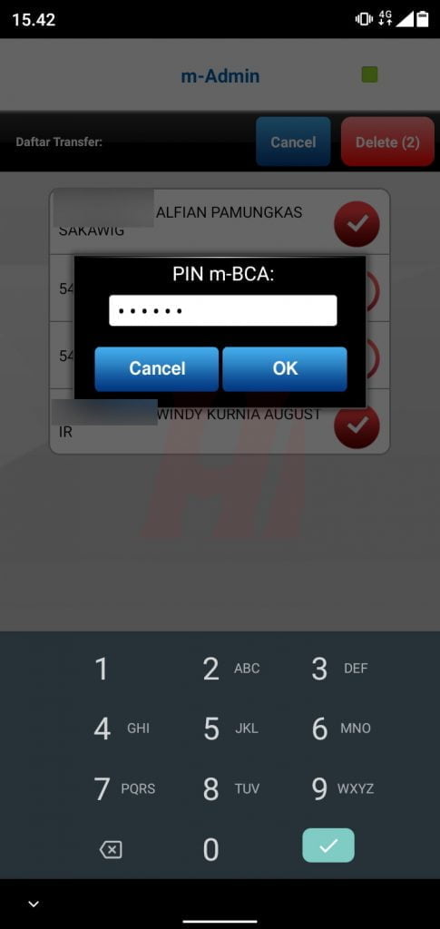 Input PIN BCA