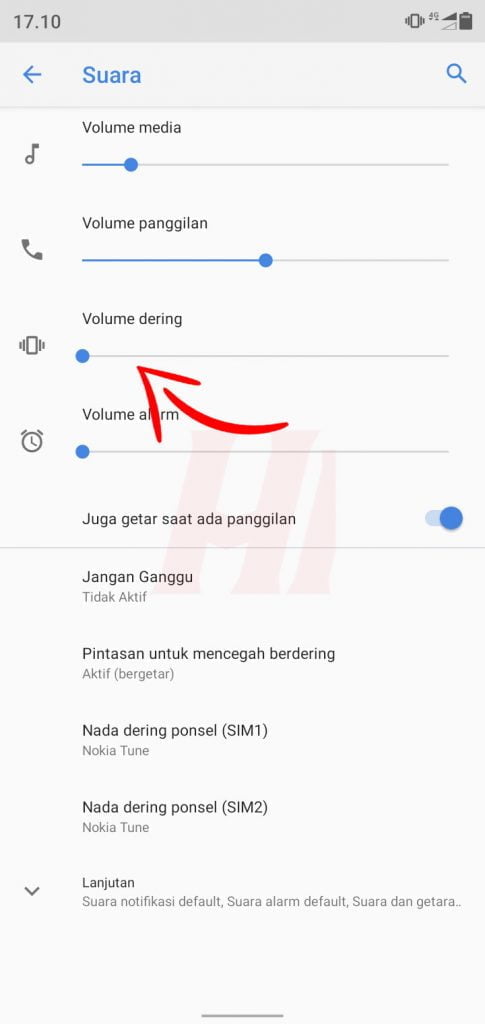 Volume Dering Android