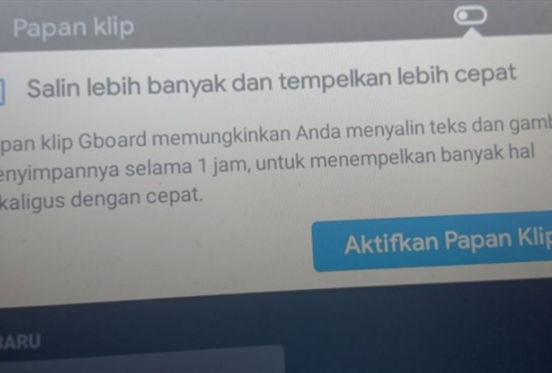Cara Membuka Clipboard di Gboard atau Google Keyboard