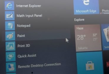 Cara Membuka Program Paint di Windows