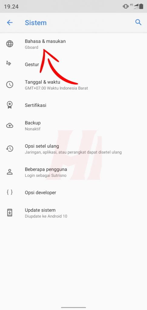 Mengatur Ukuran Keyboard Android