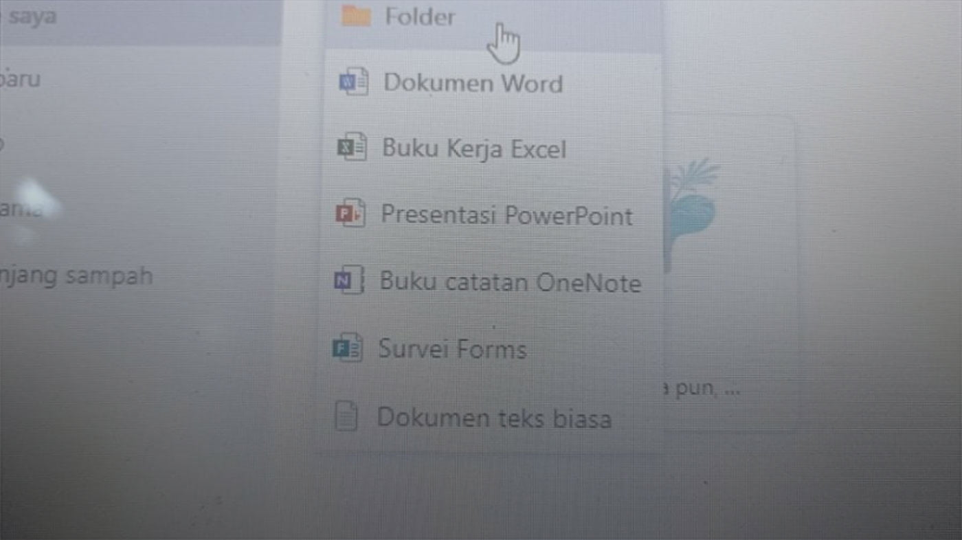 Cara Membuat Folder Baru di OneDrive