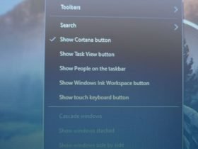 Cara Menyembunyikan Cortana di Taskbar Windows 10