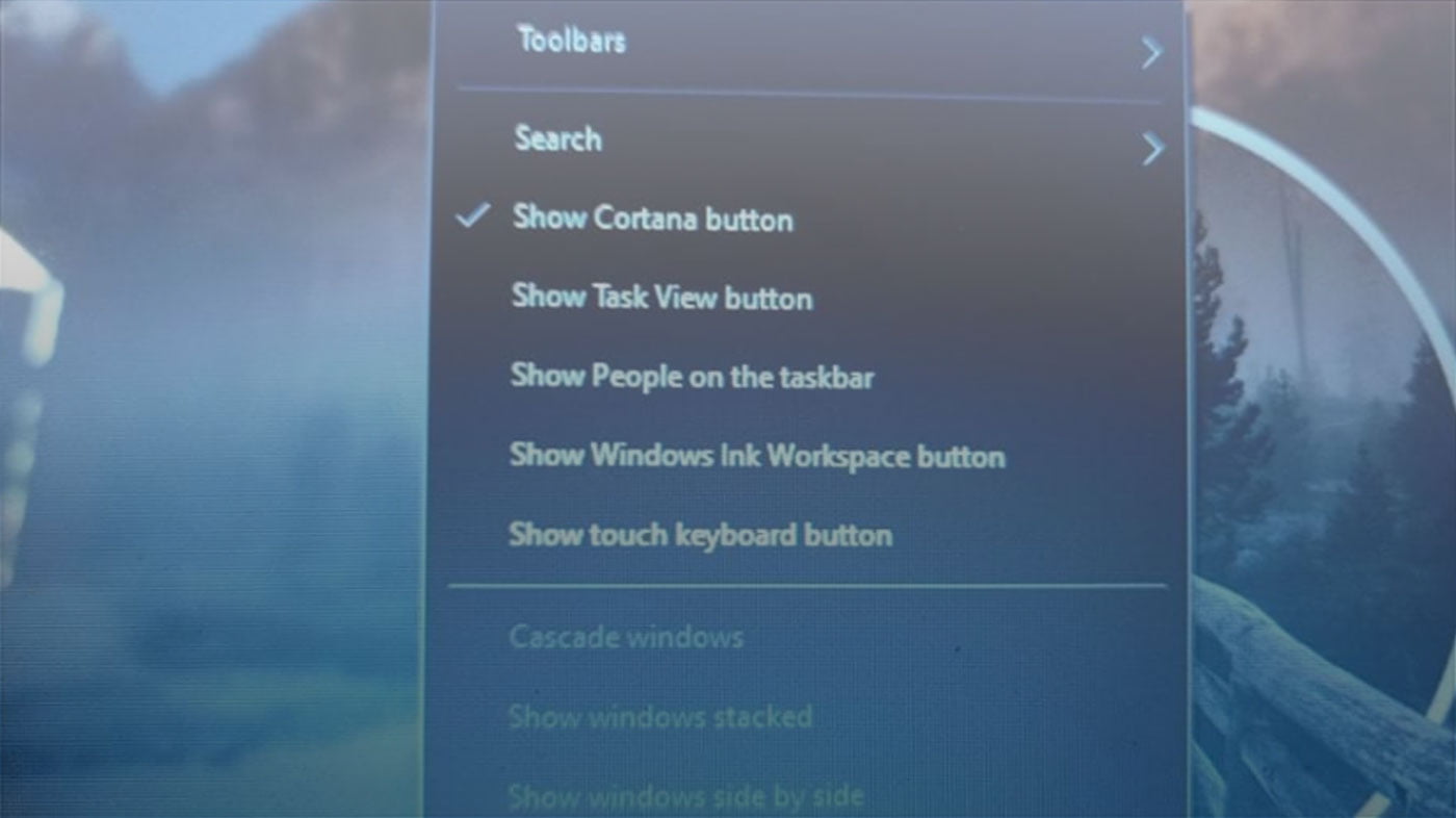 Cara Menyembunyikan Cortana di Taskbar Windows 10