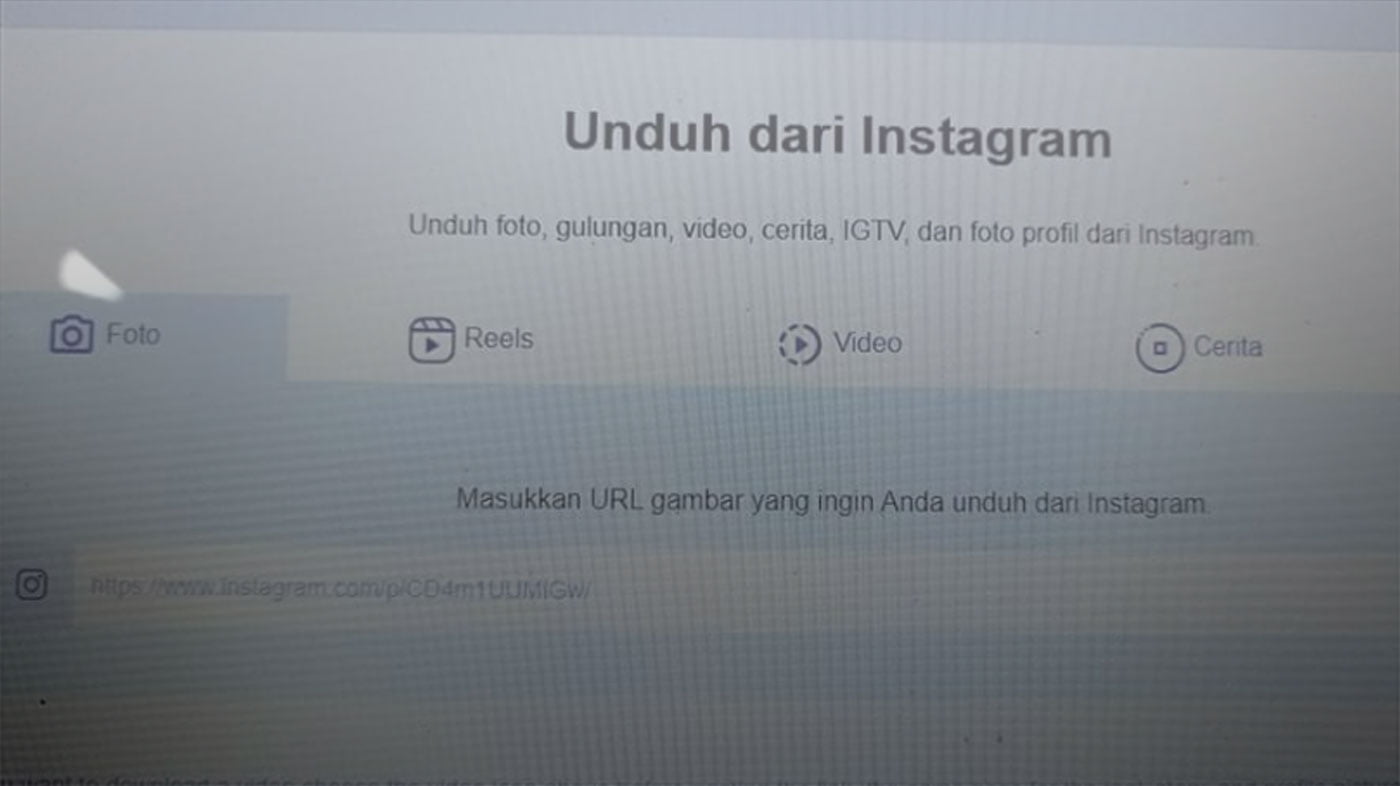 Cara Download Foto Profil Instagram Dengan Mudah