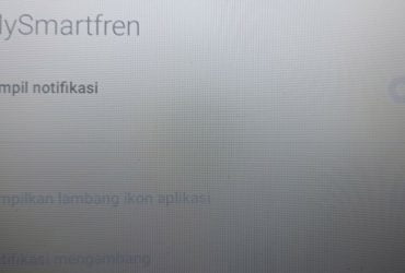 Cara Menonaktifkan Notifikasi Aplikasi MySmartfren atau mySF Yang Sering Muncul