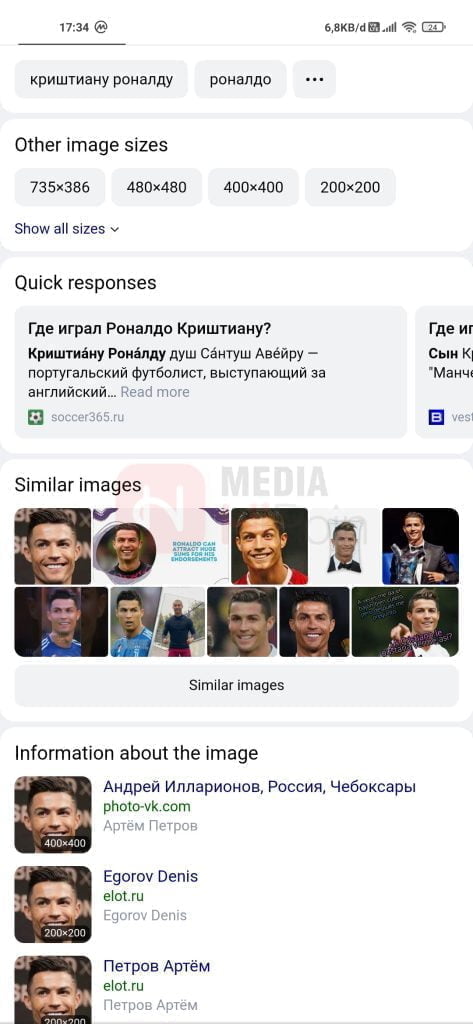 Hasil Yandex Images Search