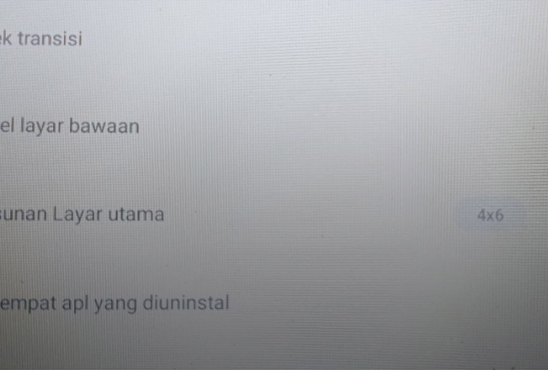 Cara Mengubah Susunan Layar Utama di Android Seperti 4x6, 5x6, atau Yang Lainnya