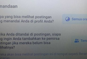 Cara Supaya Tidak Bisa Disebut di Facebook Oleh Orang Lain