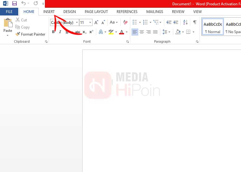 Tangkap Layar Screenshot Menggunakan Microsoft Word