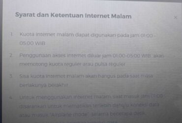 Cara Menggunakan Kuota Malam Smartfren Yang Tidak Bisa Digunakan
