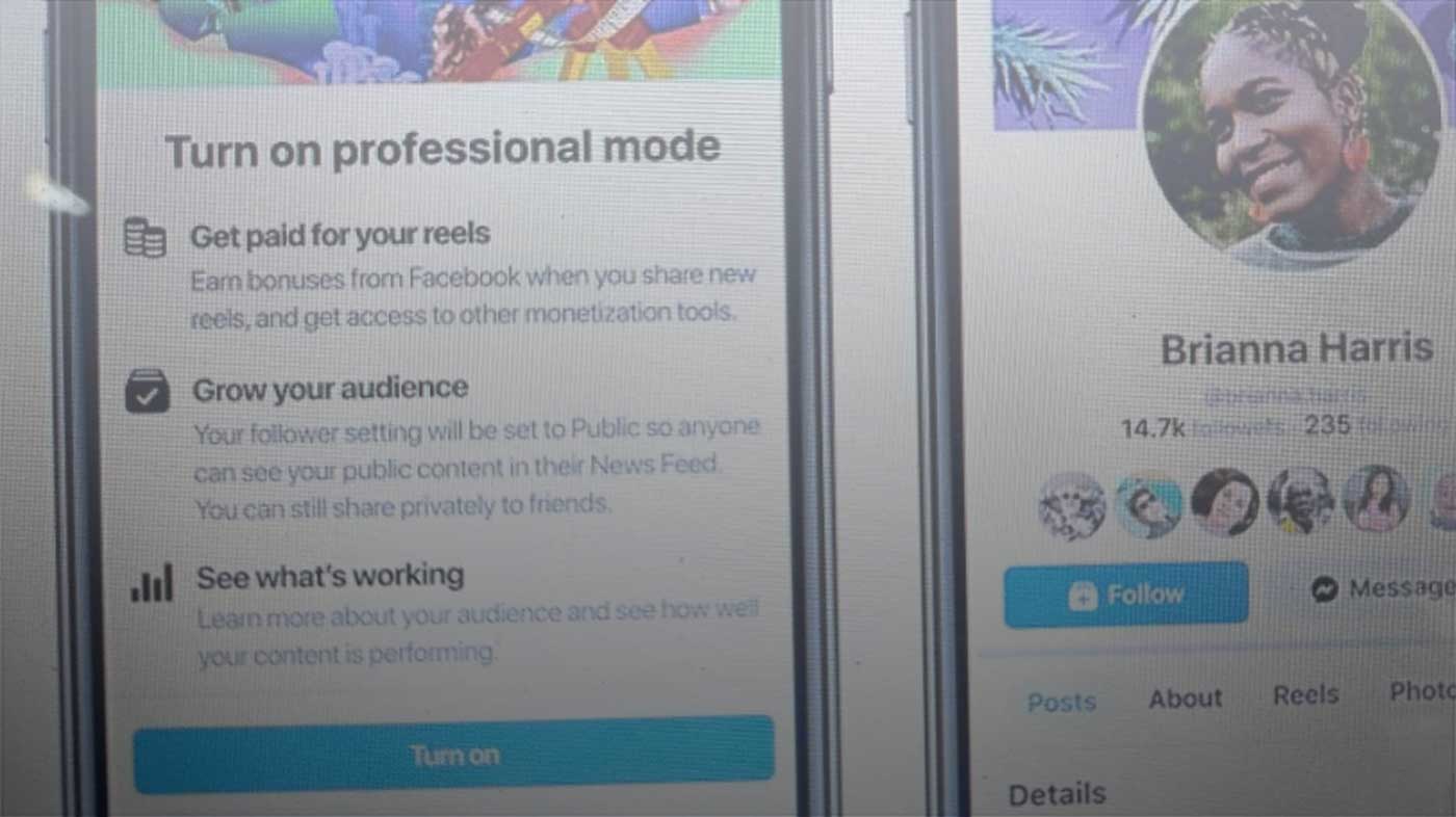 Solusi Mode Profesional Facebook Tidak Muncul di Profil Facebook Kita