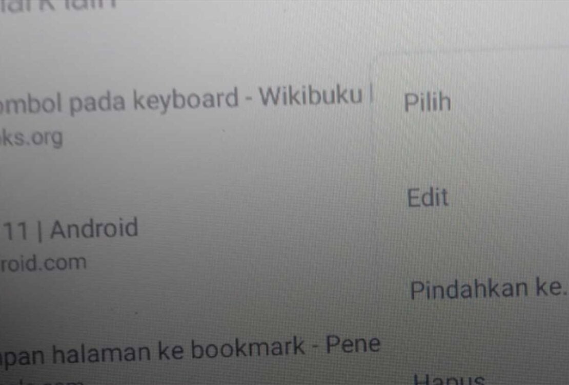 Cara Mengedit Bookmark di Google Chrome Tanpa Hapus atau Membuat Bookmark Baru