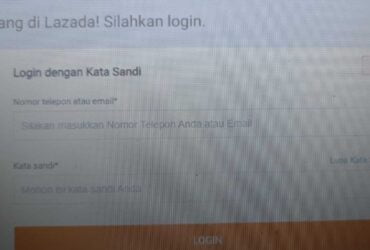 4 Cara Login Akun Lazada Tanpa Verifikasi Nomor HP atau Email