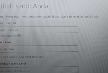Cara Mengganti Kata Sandi Outlook Mail Dengan Mudah