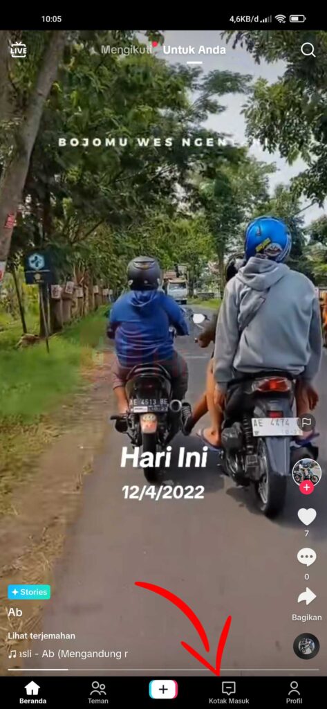 Melihat Pelanggaran di TikTok