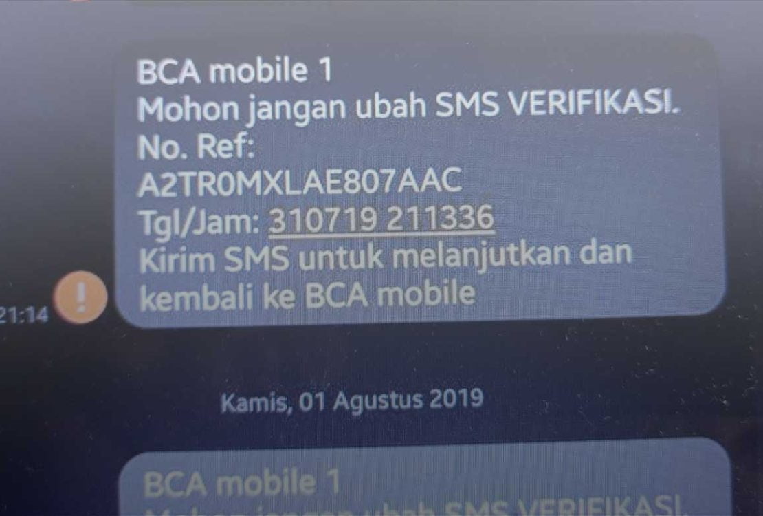 5 Cara Mengatasi Tidak Bisa Kirim Pesan ke 89888 BCA Saat Proses Verifikasi