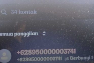 +628950000003741 Nomor Siapa? Kenapa Menghubungi?