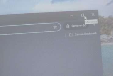 Cara Mengembalikan Jendela ke Ukuran Semula Yaitu Layar Penuh di Windows